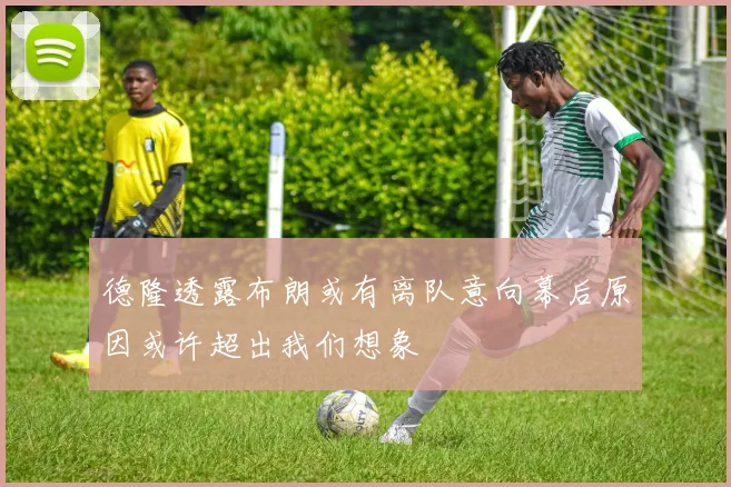 德隆透露布朗或有离队意向幕后原因或许超出我们想象